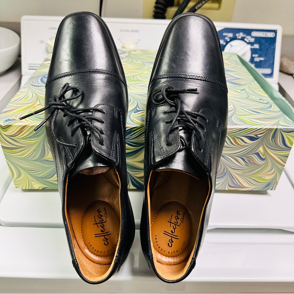 Clarks Tilden Cap Oxford Dress Shoes